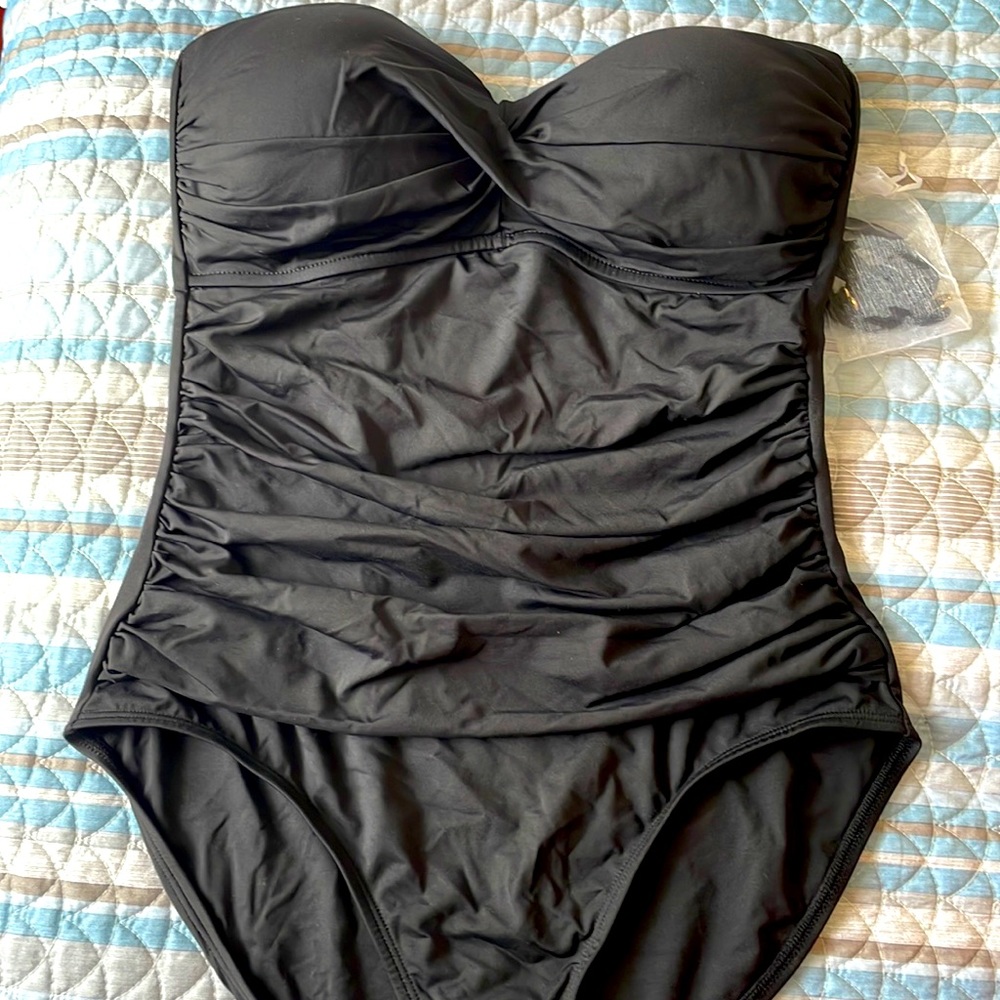Tummy Control one piece bathing suit